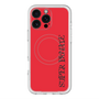 スリムプロテクションプレミアムケース with MagSafe［ SUPER PRIVATE - ロゴ - Red&Black ］
