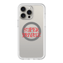 スリムプロテクションプレミアムケース with MagSafe［ SUPER PRIVATE - ロゴ - Metal ］