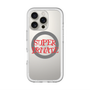 スリムプロテクションプレミアムケース with MagSafe［ SUPER PRIVATE - ロゴ - Metal ］