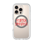 スリムプロテクションプレミアムケース with MagSafe［ SUPER PRIVATE - ロゴ - Metal ］