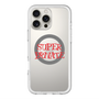 スリムプロテクションプレミアムケース with MagSafe［ SUPER PRIVATE - ロゴ - Metal ］