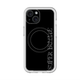 スリムプロテクションプレミアムケース with MagSafe［ SUPER PRIVATE - ロゴ - Black ］