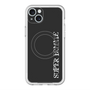スリムプロテクションプレミアムケース with MagSafe［ SUPER PRIVATE - ロゴ - Black ］