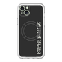 スリムプロテクションプレミアムケース with MagSafe［ SUPER PRIVATE - ロゴ - Black ］