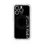 スリムプロテクションプレミアムケース with MagSafe［ SUPER PRIVATE - ロゴ - Black ］