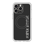 スリムプロテクションプレミアムケース with MagSafe［ SUPER PRIVATE - ロゴ - Black ］