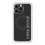 スリムプロテクションプレミアムケース with MagSafe［ SUPER PRIVATE - ロゴ - Black ］
