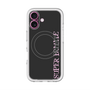 スリムプロテクションプレミアムケース with MagSafe［ SUPER PRIVATE - ロゴ - Black ］