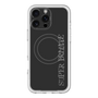 スリムプロテクションプレミアムケース with MagSafe［ SUPER PRIVATE - ロゴ - Black ］