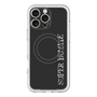 スリムプロテクションプレミアムケース with MagSafe［ SUPER PRIVATE - ロゴ - Black ］