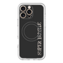 スリムプロテクションプレミアムケース with MagSafe［ SUPER PRIVATE - ロゴ - Black ］
