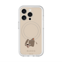 スリムプロテクションプレミアムケース with MagSafe［ BUDOG - ベージュ ］