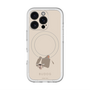 スリムプロテクションプレミアムケース with MagSafe［ BUDOG - ベージュ ］