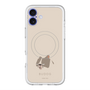 スリムプロテクションプレミアムケース with MagSafe［ BUDOG - ベージュ ］