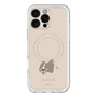 スリムプロテクションプレミアムケース with MagSafe［ BUDOG - ベージュ ］