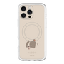 スリムプロテクションプレミアムケース with MagSafe［ BUDOG - ベージュ ］