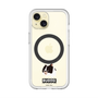 スリムプロテクションプレミアムケース with MagSafe［ BUDOG - モノクロ ］