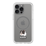 スリムプロテクションプレミアムケース with MagSafe［ BUDOG - モノクロ ］