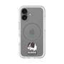 スリムプロテクションプレミアムケース with MagSafe［ BUDOG - モノクロ ］