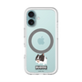 スリムプロテクションプレミアムケース with MagSafe［ BUDOG - モノクロ ］