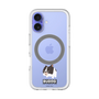 スリムプロテクションプレミアムケース with MagSafe［ BUDOG - モノクロ ］