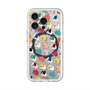 スリムプロテクションプレミアムケース with MagSafe［ BUDOG - 総柄 ］