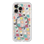 スリムプロテクションプレミアムケース with MagSafe［ BUDOG - 総柄 ］