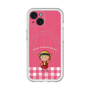 スリムプロテクションプレミアムケース with MagSafe［ ちびまる子ちゃん - ピンクチェック ］