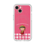 スリムプロテクションプレミアムケース with MagSafe［ ちびまる子ちゃん - ピンクチェック ］