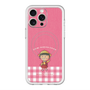スリムプロテクションプレミアムケース with MagSafe［ ちびまる子ちゃん - ピンクチェック ］