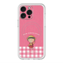 スリムプロテクションプレミアムケース with MagSafe［ ちびまる子ちゃん - ピンクチェック ］