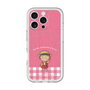 スリムプロテクションプレミアムケース with MagSafe［ ちびまる子ちゃん - ピンクチェック ］