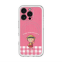スリムプロテクションプレミアムケース with MagSafe［ ちびまる子ちゃん - ピンクチェック ］