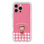 スリムプロテクションプレミアムケース with MagSafe［ ちびまる子ちゃん - ピンクチェック ］