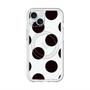 スリムプロテクションプレミアムケース with MagSafe［ シンプルドット - Black ］