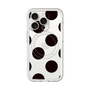 スリムプロテクションプレミアムケース with MagSafe［ シンプルドット - Black ］