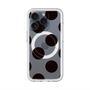 スリムプロテクションプレミアムケース with MagSafe［ シンプルドット - Black ］