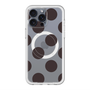 スリムプロテクションプレミアムケース with MagSafe［ シンプルドット - Black ］
