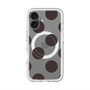 スリムプロテクションプレミアムケース with MagSafe［ シンプルドット - Black ］