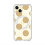 スリムプロテクションプレミアムケース with MagSafe［ シンプルドット - Beige ］