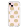 スリムプロテクションプレミアムケース with MagSafe［ シンプルドット - Beige ］
