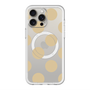 スリムプロテクションプレミアムケース with MagSafe［ シンプルドット - Beige ］