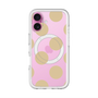 スリムプロテクションプレミアムケース with MagSafe［ シンプルドット - Beige ］