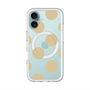 スリムプロテクションプレミアムケース with MagSafe［ シンプルドット - Beige ］