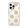 スリムプロテクションプレミアムケース with MagSafe［ シンプルドット - Beige ］