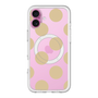 スリムプロテクションプレミアムケース with MagSafe［ シンプルドット - Beige ］