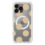 スリムプロテクションプレミアムケース with MagSafe［ シンプルドット - Beige ］
