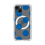 スリムプロテクションプレミアムケース with MagSafe［ シンプルドット - Blue ］