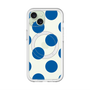 スリムプロテクションプレミアムケース with MagSafe［ シンプルドット - Blue ］