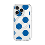 スリムプロテクションプレミアムケース with MagSafe［ シンプルドット - Blue ］